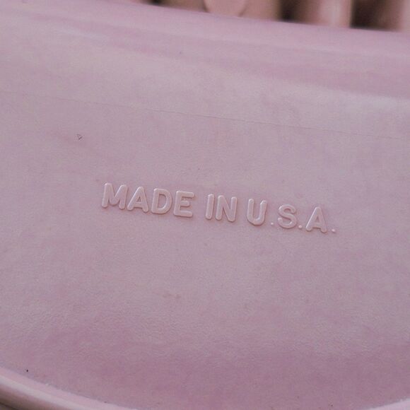 VTG Gessner GES-LINE #341 Melamine Executive Ashtray Dusty Rose Pink 7" MCM USA - Picture 7 of 8